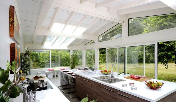 idee deco cuisine veranda