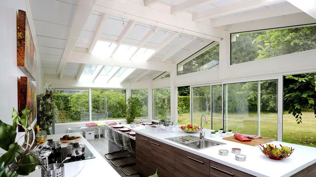 amenagement veranda cuisine