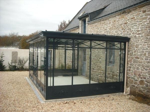 veranda acier en kit