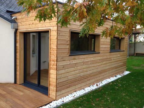 extension ossature bois ou veranda