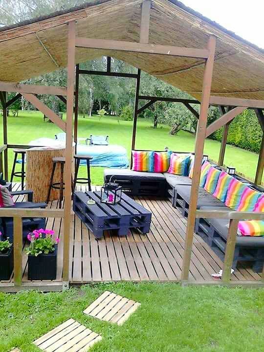 veranda de jardin