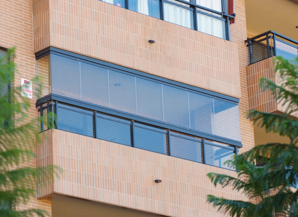 veranda pour fermer un balcon