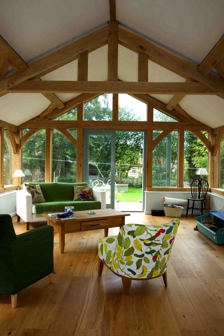 veranda plancher bois