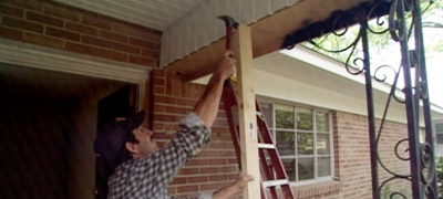 metal verandah supports