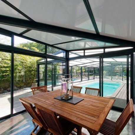 veranda verre anti-solaire