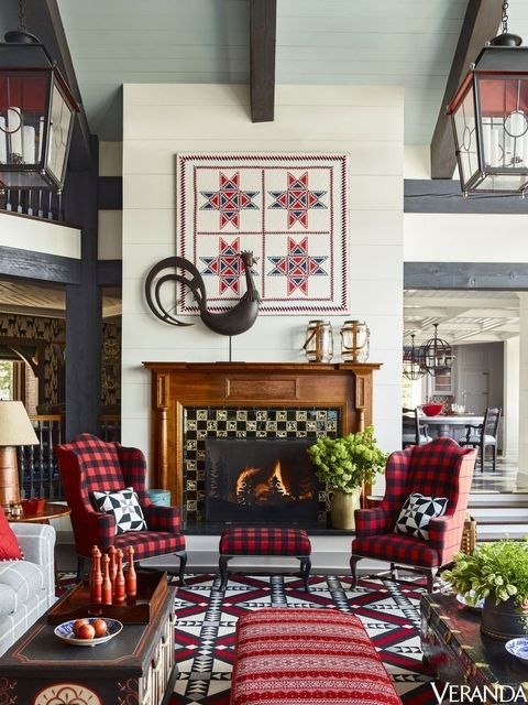 veranda magazine fireplaces