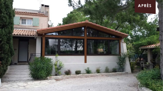 veranda bois marseille