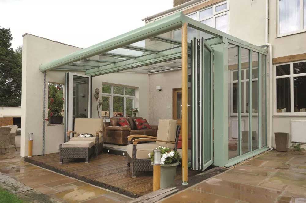 veranda glazed extension