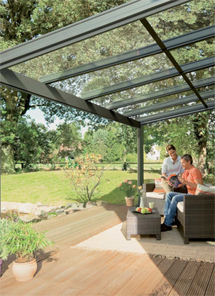 aluminium glass veranda
