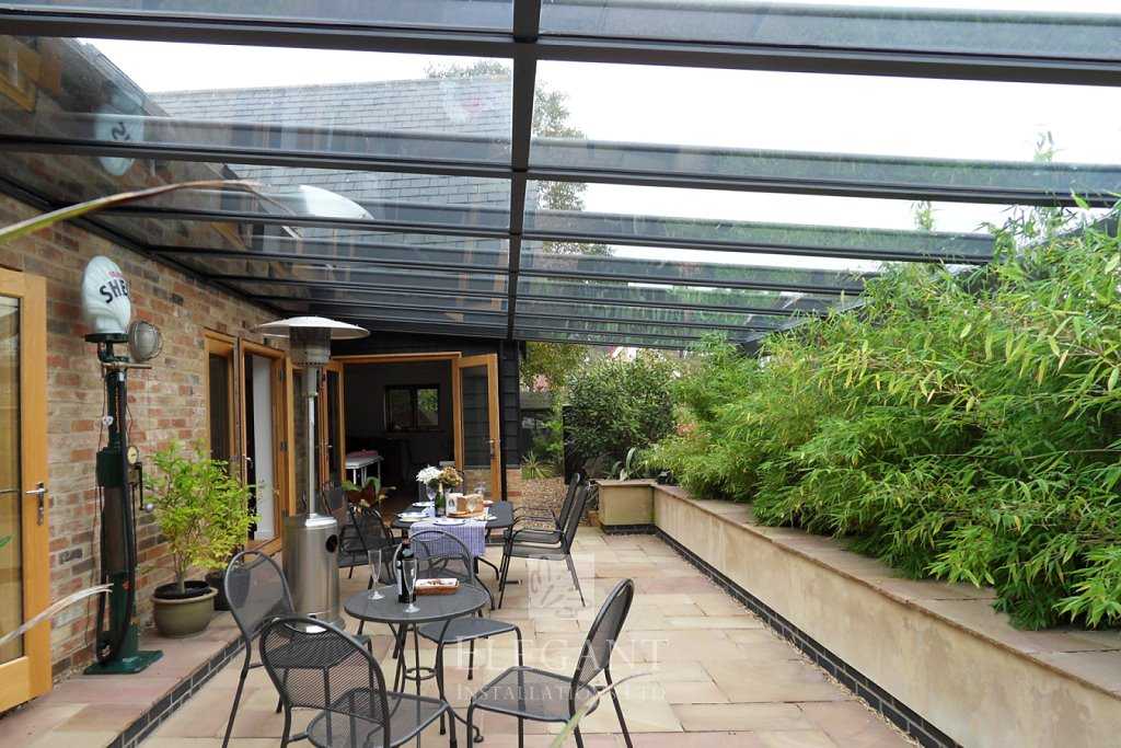 retractable glass veranda