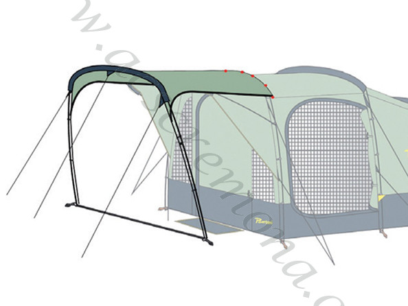 veranda per tenda igloo