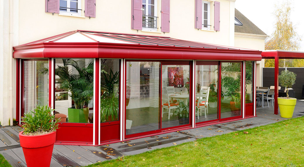 veranda en longueur
