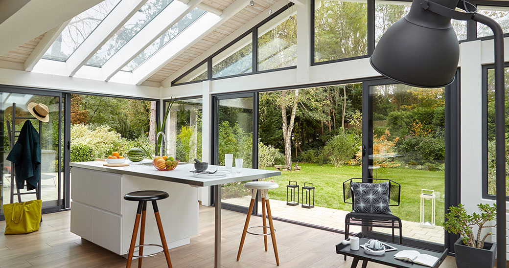 veranda ossature bois alsace