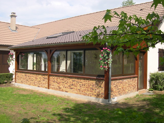 veranda en bois photo