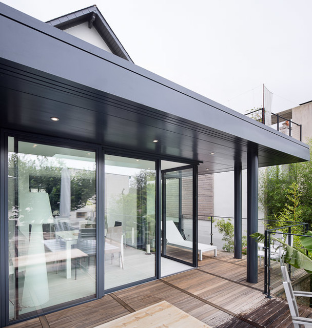 extension veranda contemporaine
