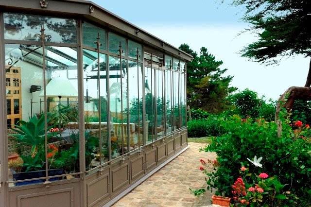 veranda victorienne acier