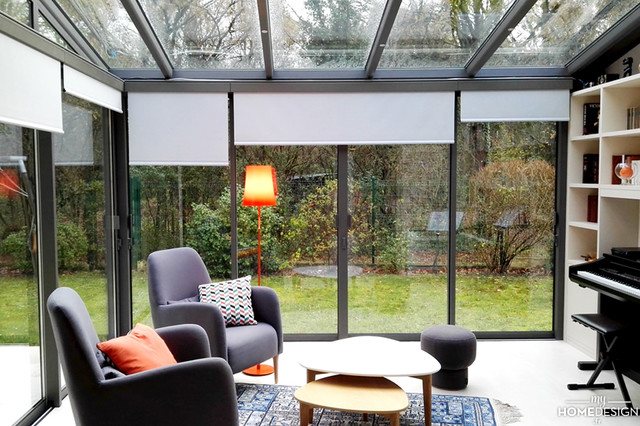 veranda maison campagne