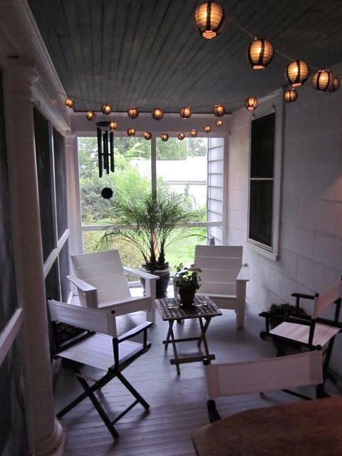 veranda lighting ideas
