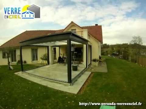 veranda cube verre