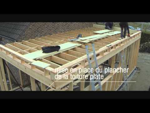 construction veranda ossature bois