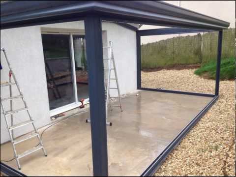 veranda acier en kit