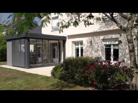 modele veranda toit plat