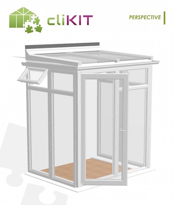 veranda sas d'entrÃ©e en kit