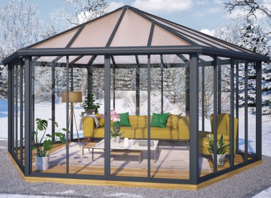 veranda kiosque en kit
