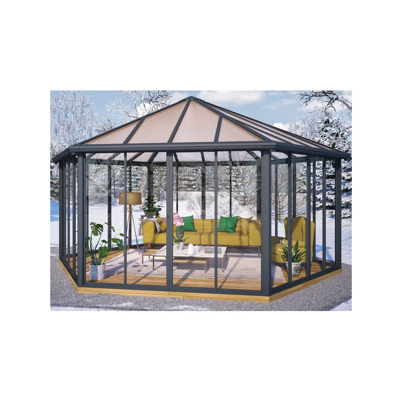 veranda exagonale