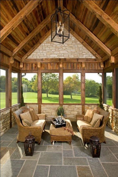 deco veranda campagne