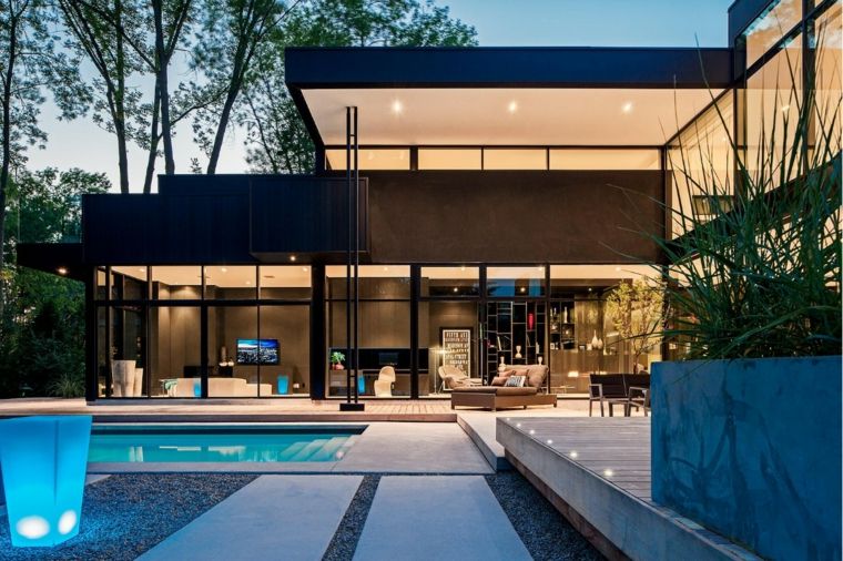 veranda luxe contemporain