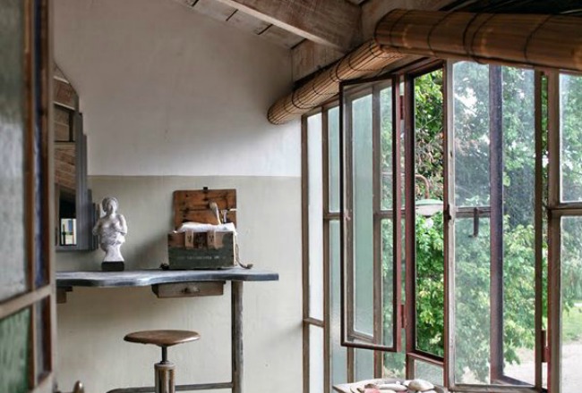 bureau dans veranda