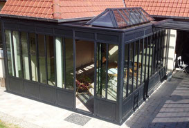 veranda acier fineline