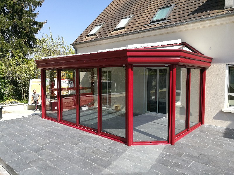 veranda alu rouge