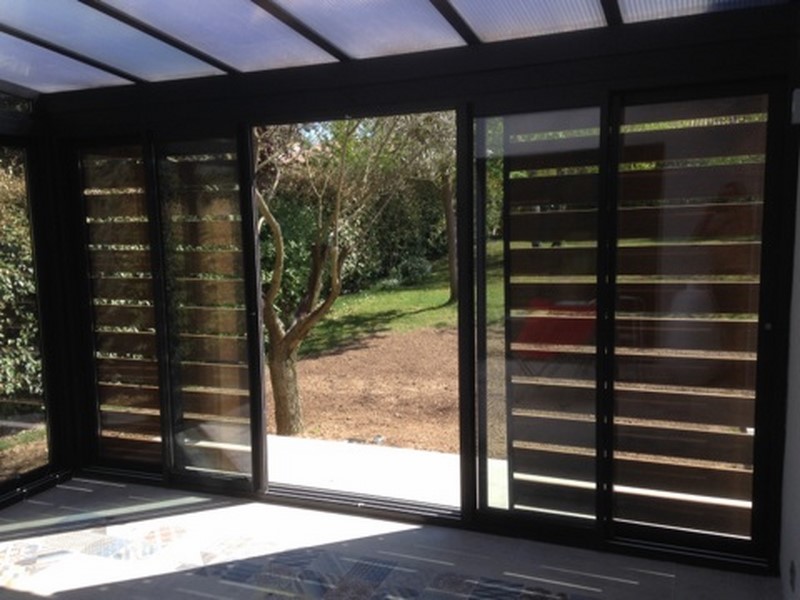 volets veranda bois