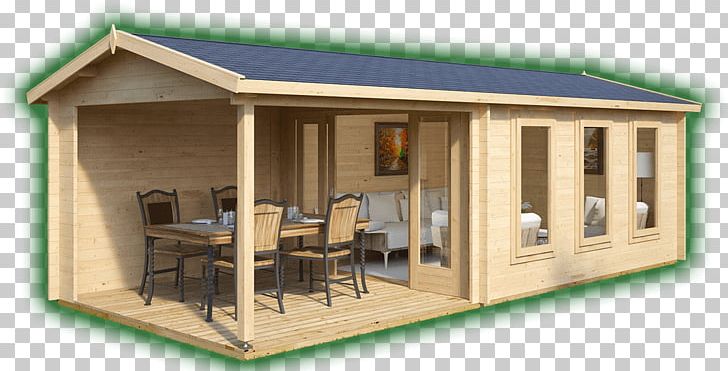 veranda chalet jardin