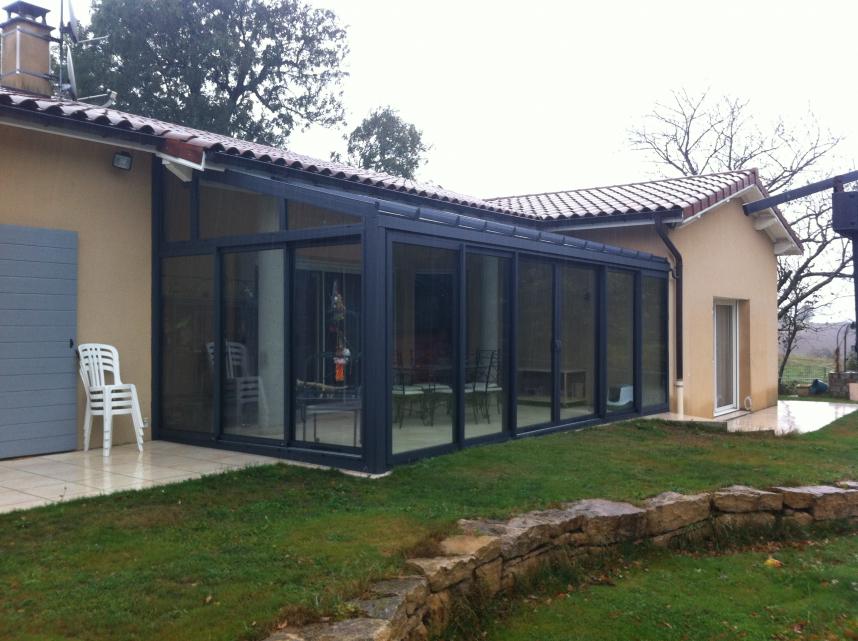 veranda aluminium loire