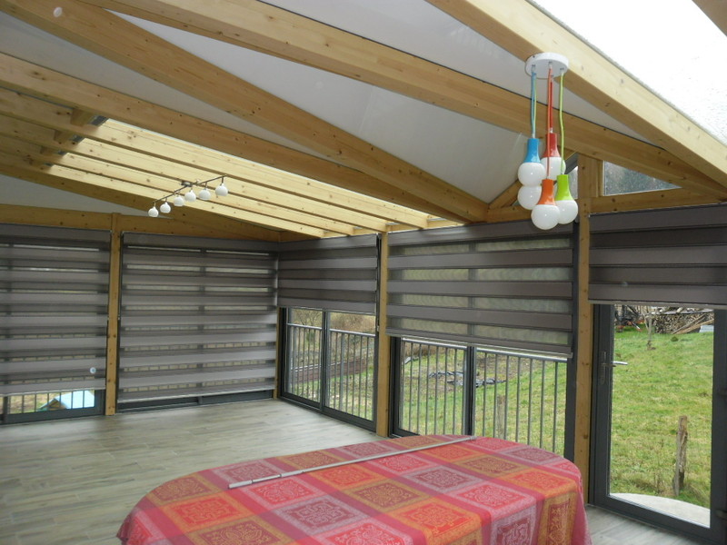 veranda bois vosges