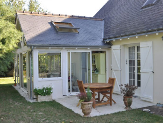 veranda bois loire