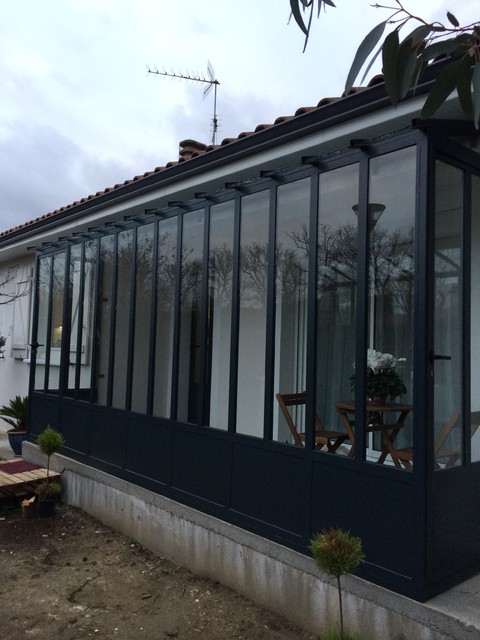 veranda en ferronnerie d'art