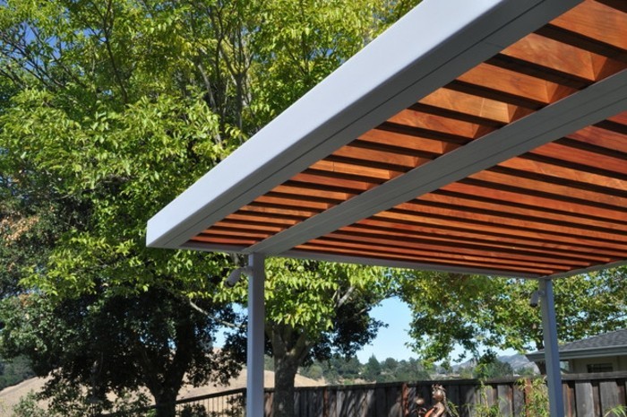 veranda aus metall