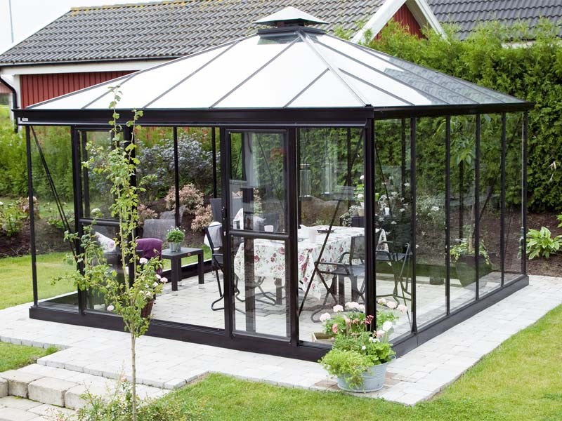 veranda dans jardin