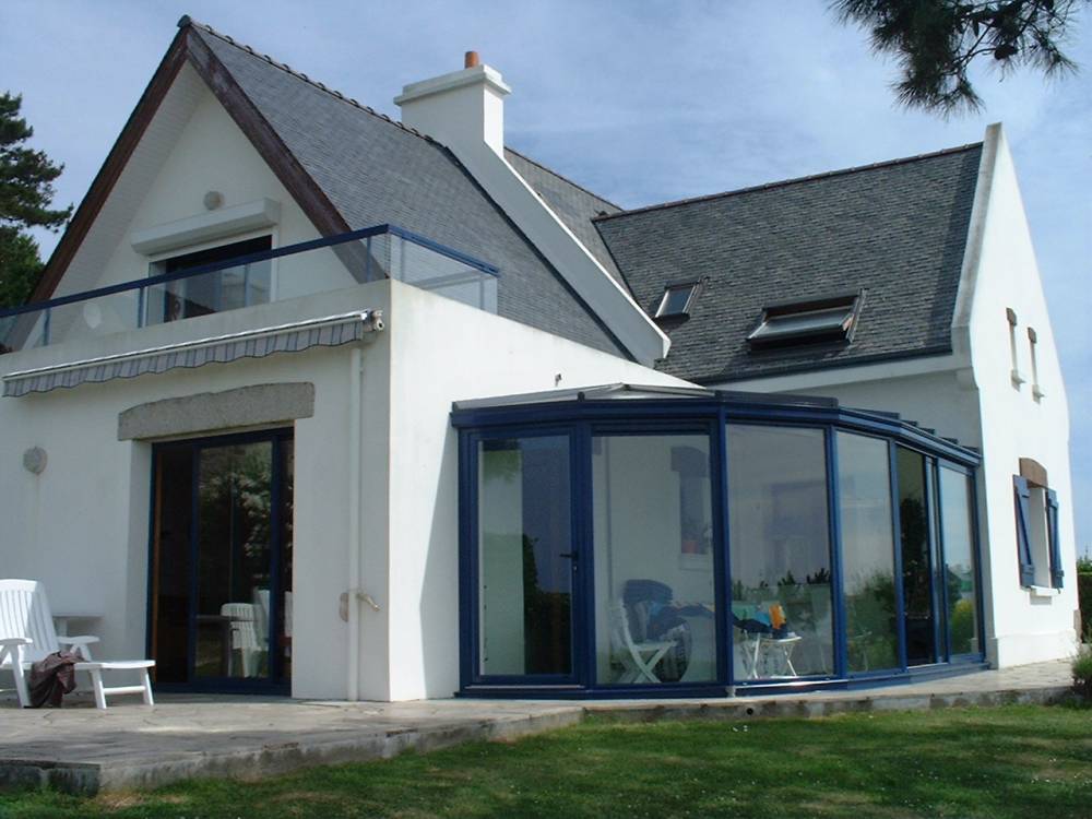 veranda d'angle maison