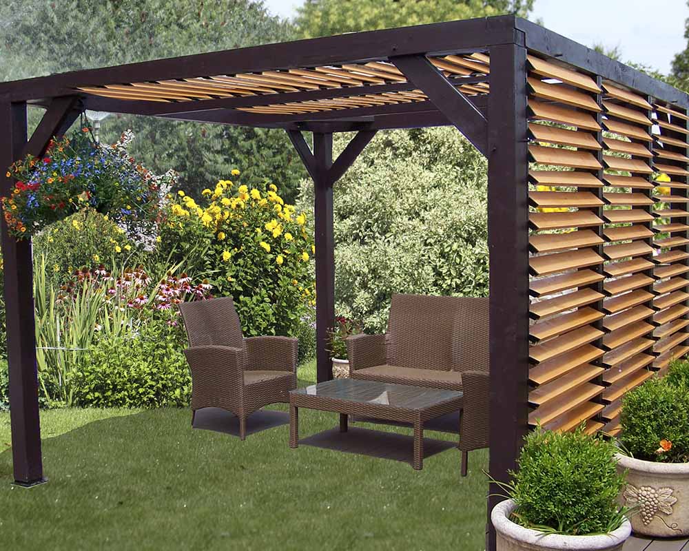 veranda kiosque bois