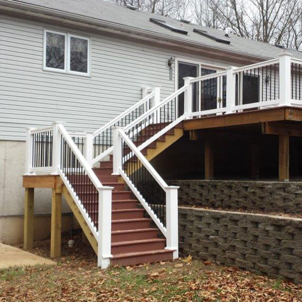 veranda stair rail kit installation