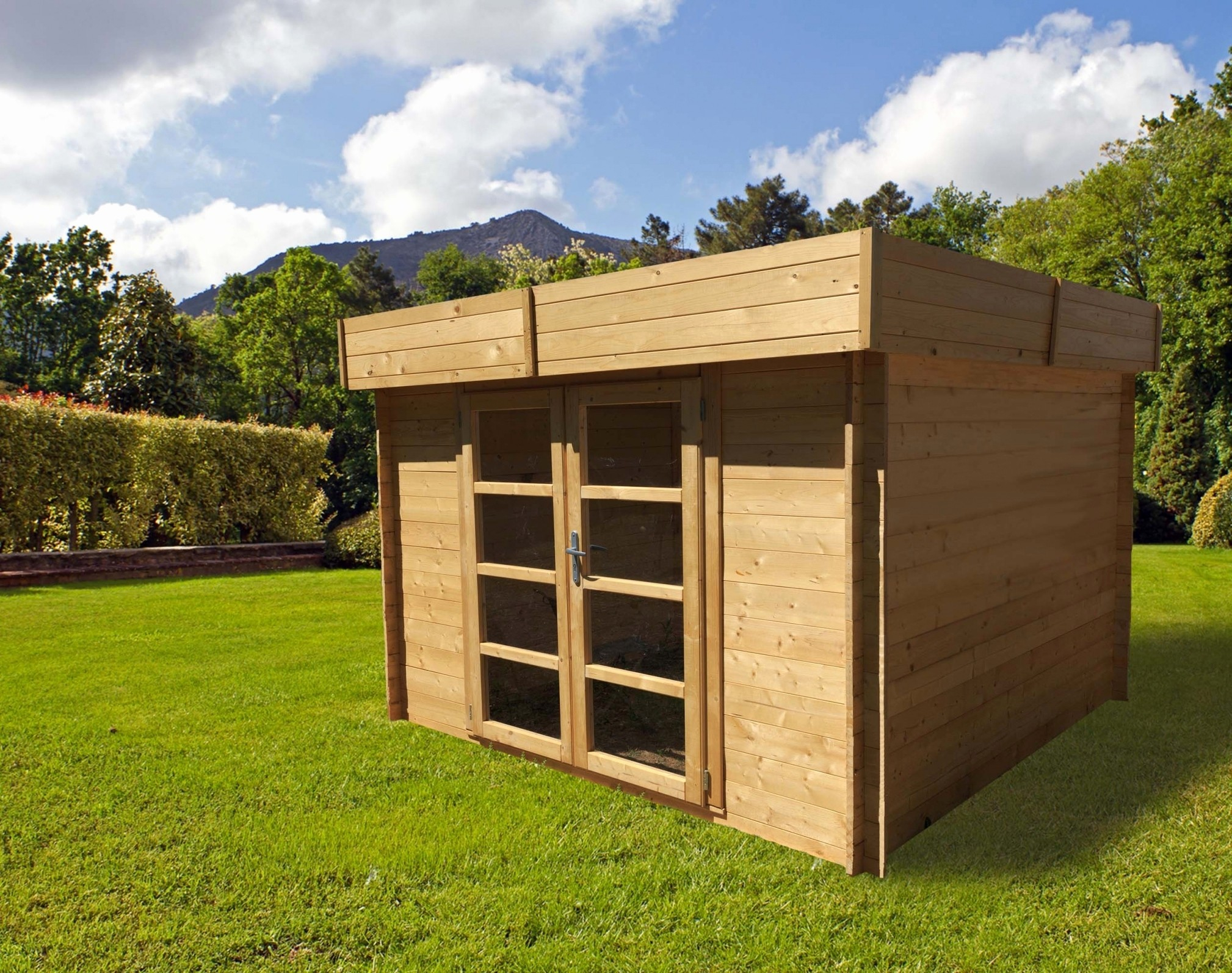 extension veranda bois kit