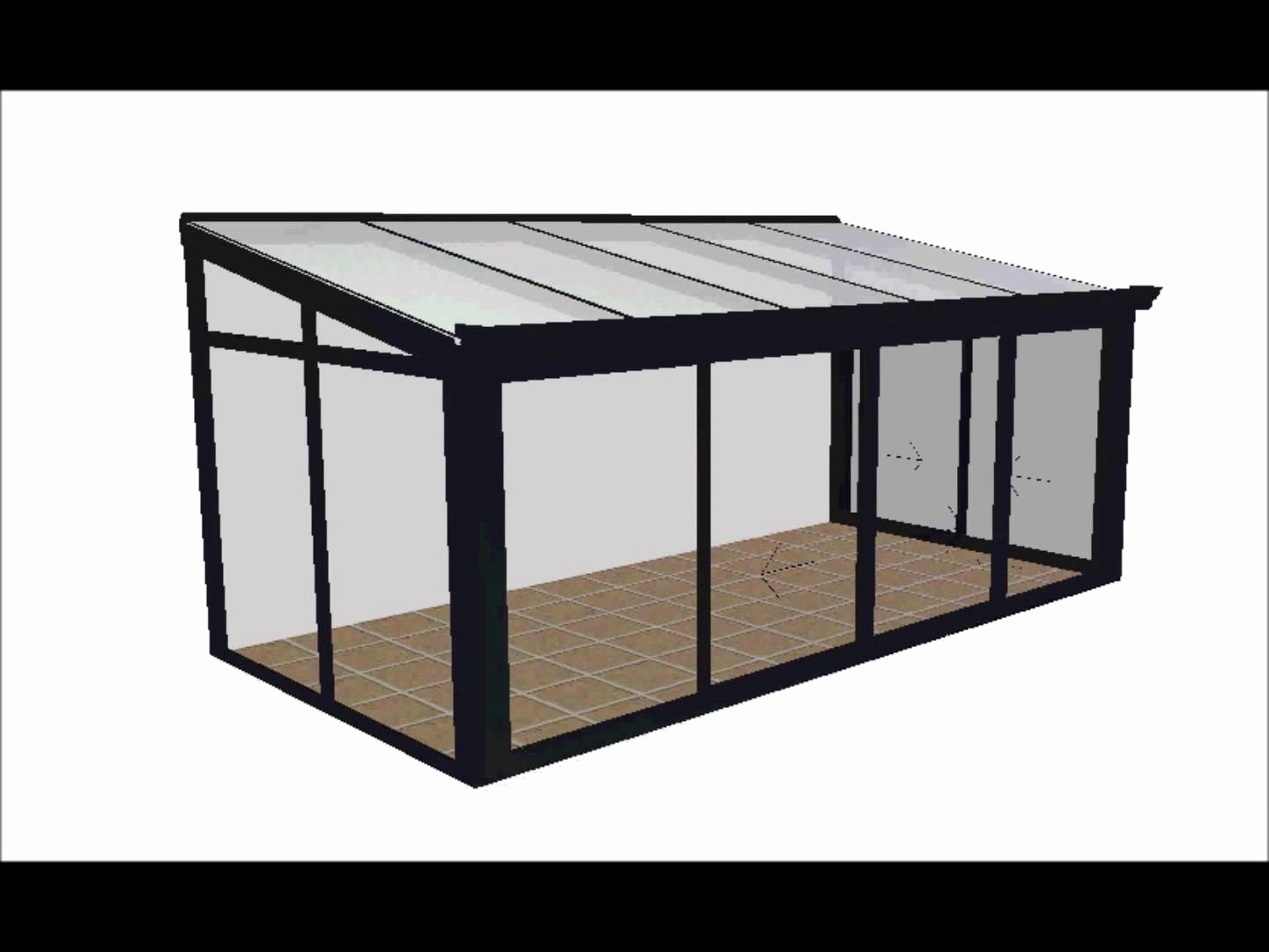 veranda aluminium en kit pas cher