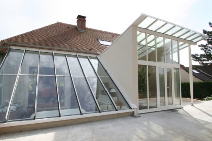 veranda acier rhone