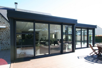 moderne open veranda