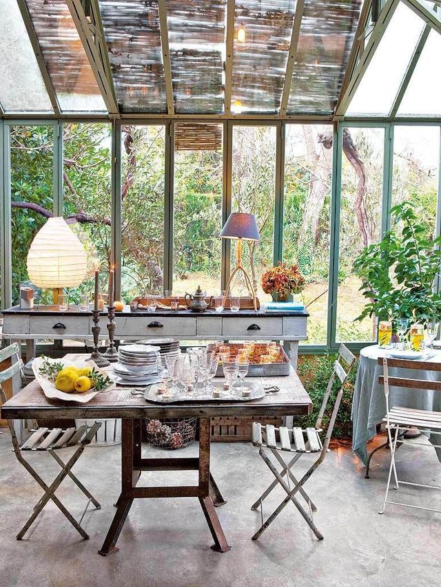 salle a manger dans veranda